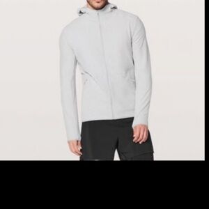 NWT lululemon athletica Men's Light Gray Full Zip Jacket size XXL
